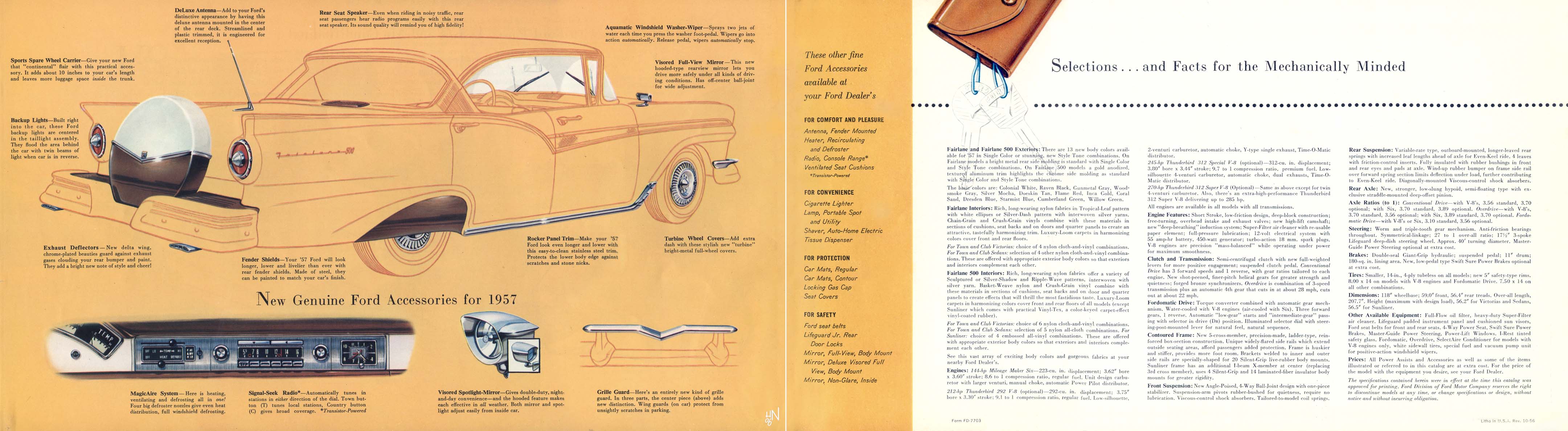 1957 Ford Fairlane Brochure Page 4
